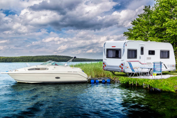 Holidays in summer at the lake, Germany